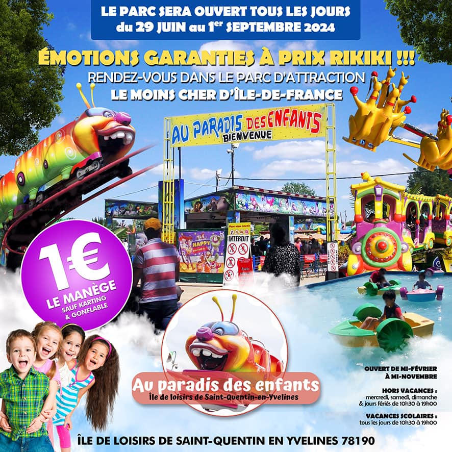 Parc attraction yvelines familial